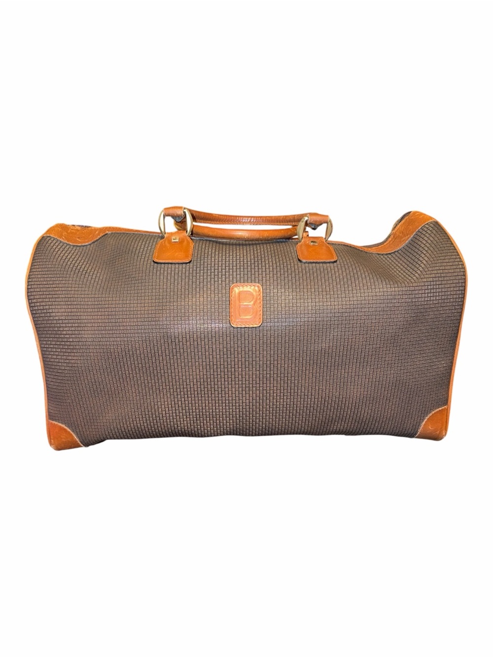 Bally Brown and Tan Duffel Bag  with COA